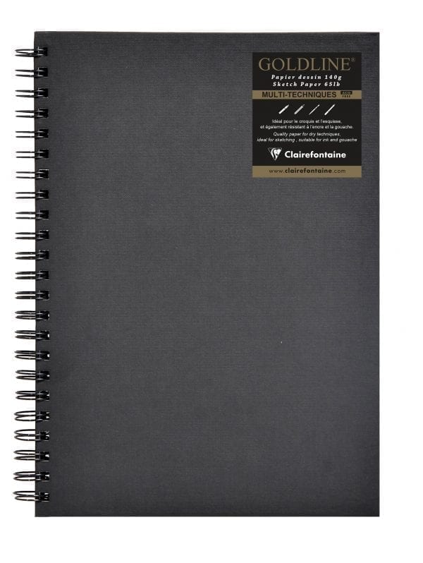 black paper sketchbook