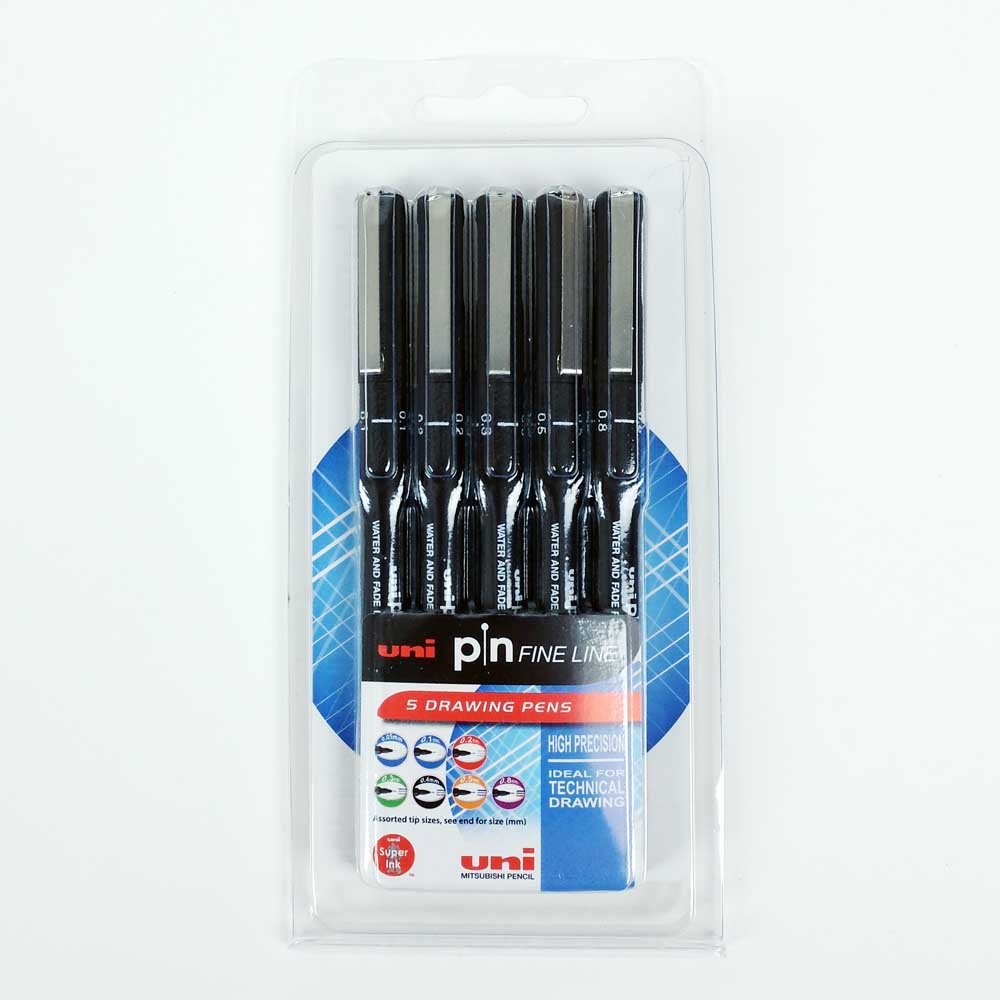 Pin Fineliner 5-set