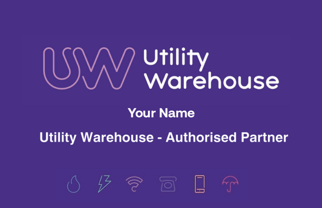 Custom Design Your Own UW Business Card Front